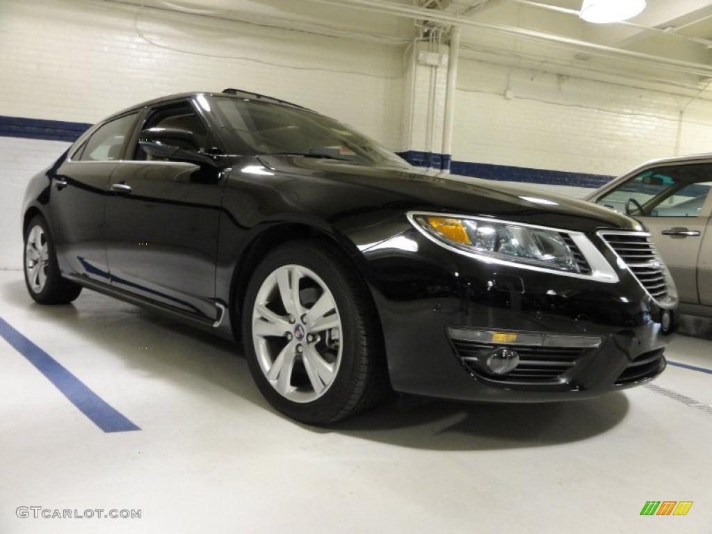 2011 9-5 Turbo6 XWD Sedan - Black / Parchment photo #1