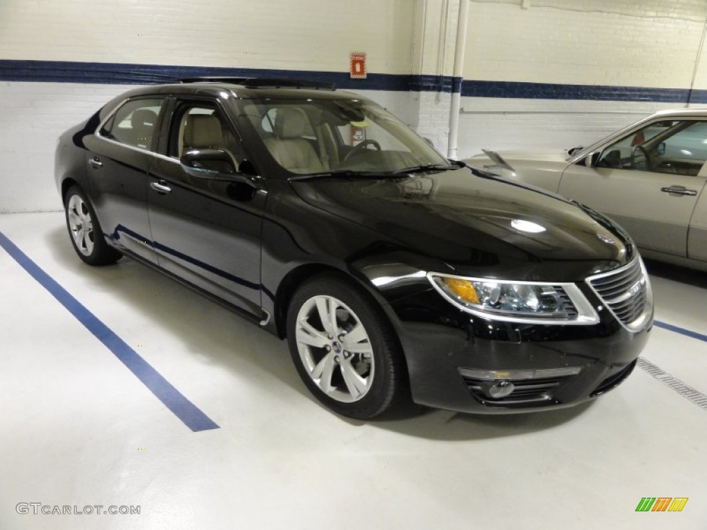 Black 2011 Saab 9-5 Turbo6 XWD Sedan Exterior Photo #55063444
