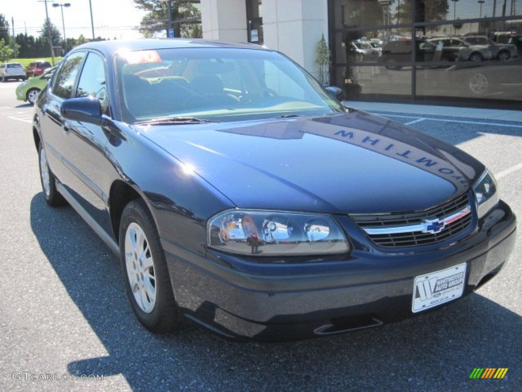 2000 Impala  - Navy Blue Metallic / Light Oak photo #2