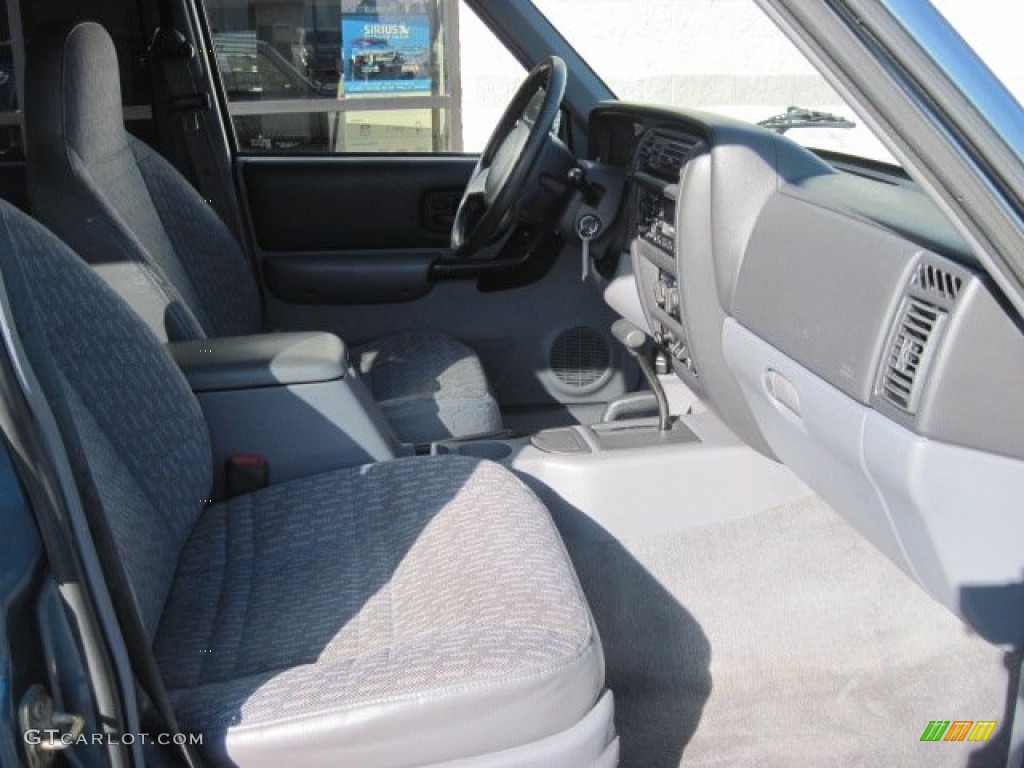 1998 Cherokee Sport 4x4 - Gunmetal Pearl / Mist Gray photo #5