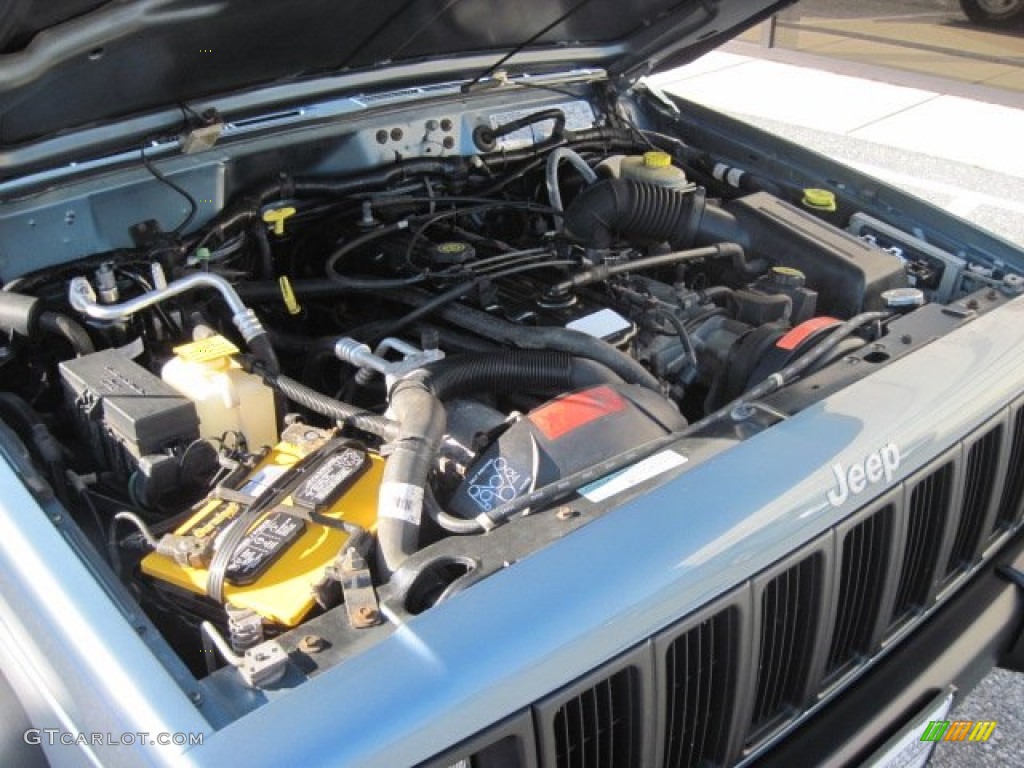 1998 Cherokee Sport 4x4 - Gunmetal Pearl / Mist Gray photo #8