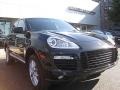 2008 Basalt Black Metallic Porsche Cayenne Turbo  photo #1