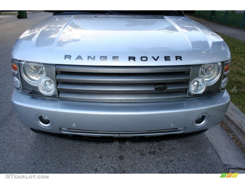 2004 Range Rover HSE - Zambezi Silver Metallic / Jet Black photo #15