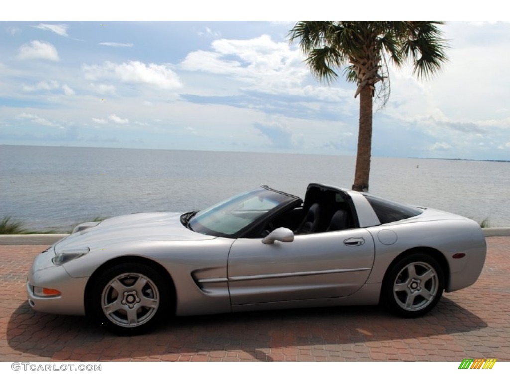 Sebring Silver Metallic 1998 Chevrolet Corvette Coupe Exterior Photo #55066305