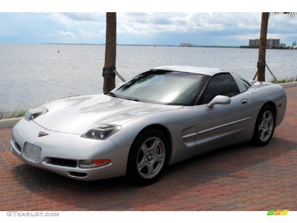 Sebring Silver Metallic 1998 Chevrolet Corvette Coupe Exterior Photo #55066371