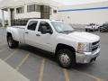 Summit White - Silverado 3500HD LT Crew Cab 4x4 Dually Photo No. 32