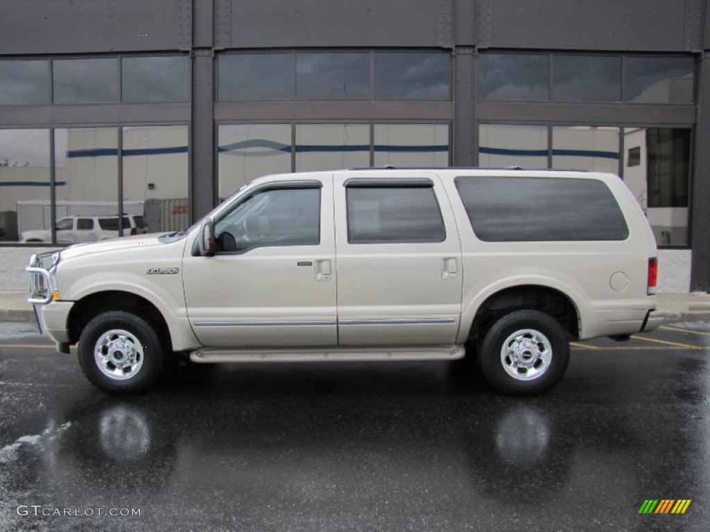Pueblo Gold Metallic 2004 Ford Excursion Limited 4x4 Exterior Photo #55066641
