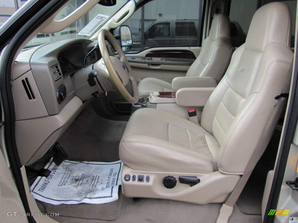 Medium Parchment Interior 2004 Ford Excursion Limited 4x4 Photo #55066647