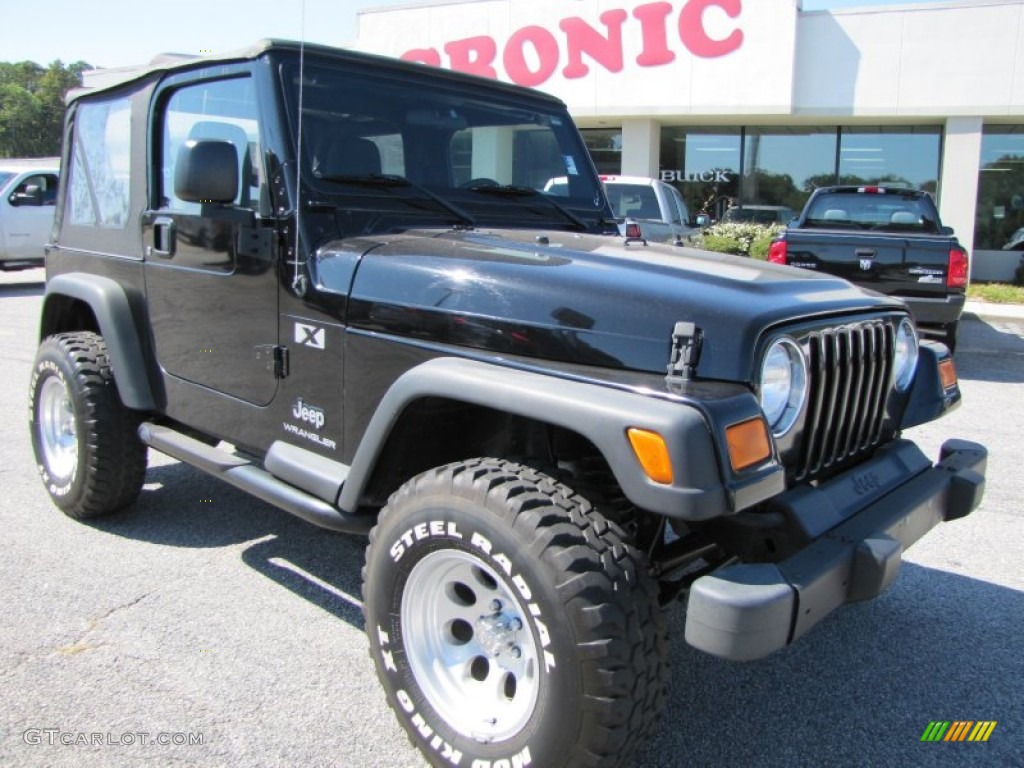 2003 Black Clearcoat Jeep Wrangler X 4x4 #55019059 Photo #17 | GTCarLot