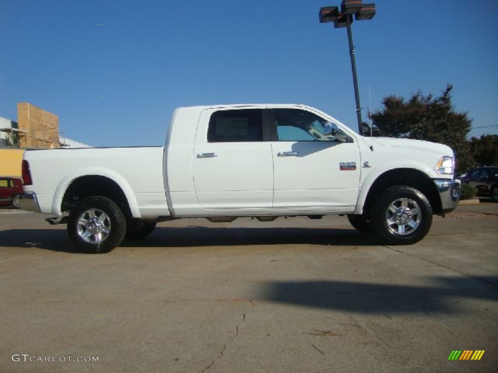 Bright White 2012 Dodge Ram 2500 HD Laramie Mega Cab 4x4 Exterior Photo #55067988