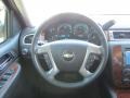 Ebony 2009 Chevrolet Tahoe LTZ Steering Wheel