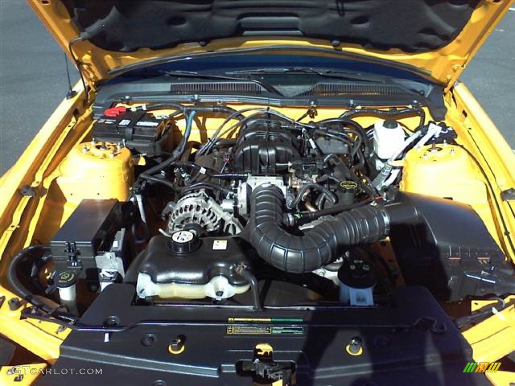 2008 Mustang V6 Deluxe Coupe - Grabber Orange / Dark Charcoal photo #19