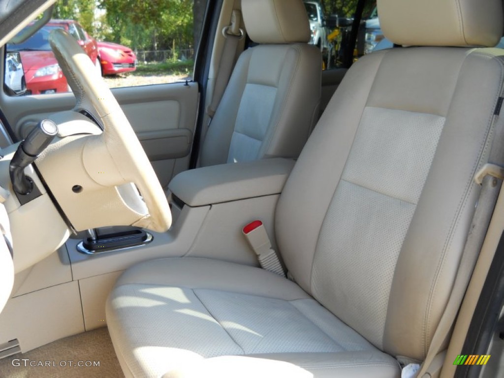 2006 Mountaineer Luxury AWD - Mineral Grey Metallic / Camel photo #10