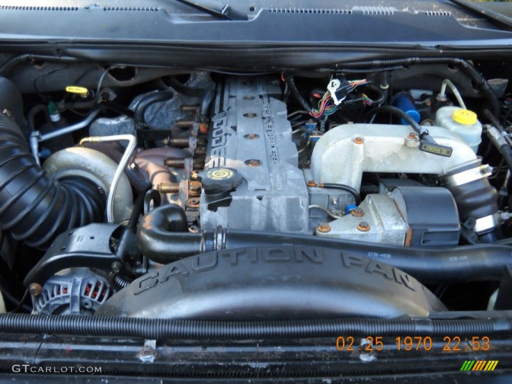 2000 Dodge Ram 2500 SLT Extended Cab 4x4 5.9 Liter Cummins OHV 24-Valve Turbo-Diesel Inline 6 Cylinder Engine Photo #55070682