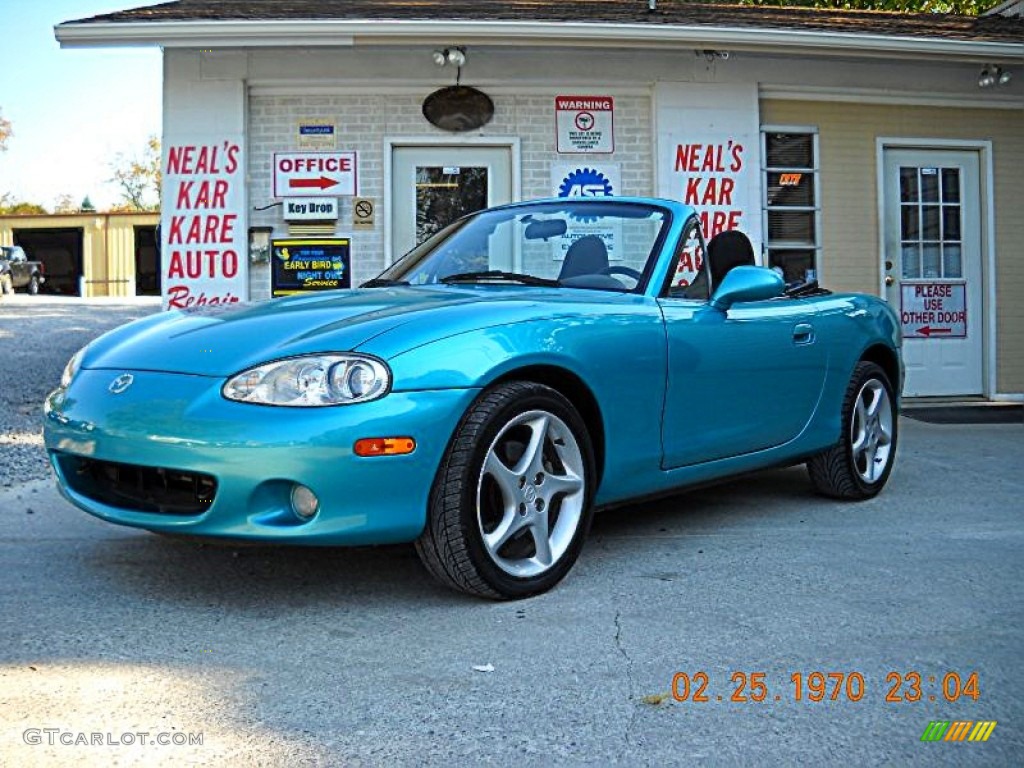 2003 Splash Green Mica Mazda MX5 Miata Roadster 55019037 Photo 4