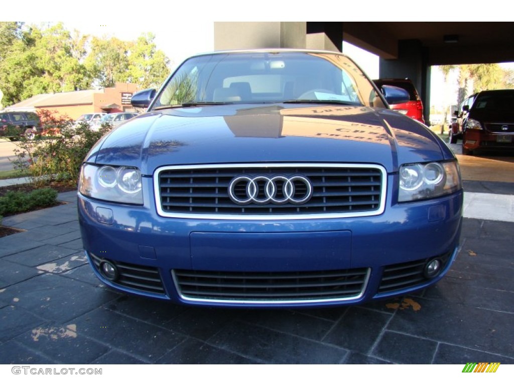 2006 A4 1.8T Cabriolet - Caribic Blue Pearl Effect / Beige photo #32