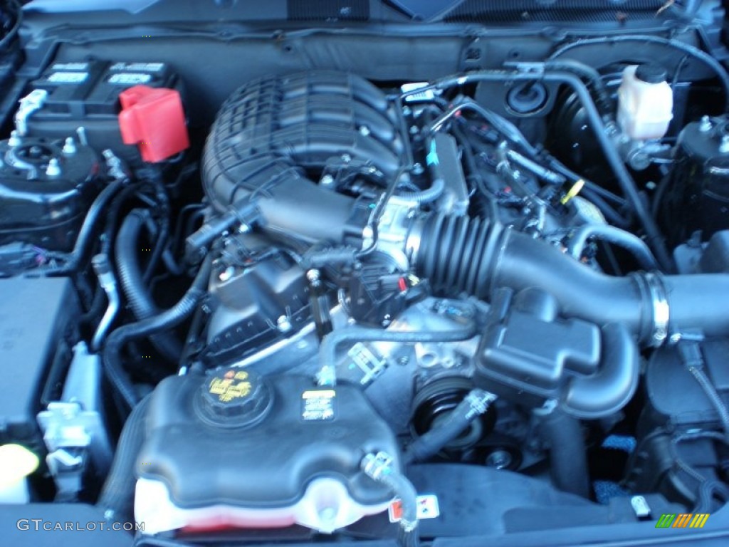 2011 Mustang V6 Premium Coupe - Ebony Black / Charcoal Black photo #25
