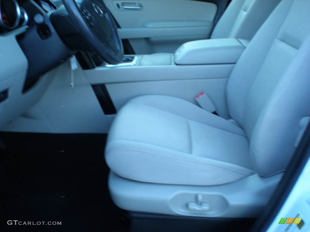 2009 CX-9 Sport - Crystal White Pearl Mica / Sand photo #12