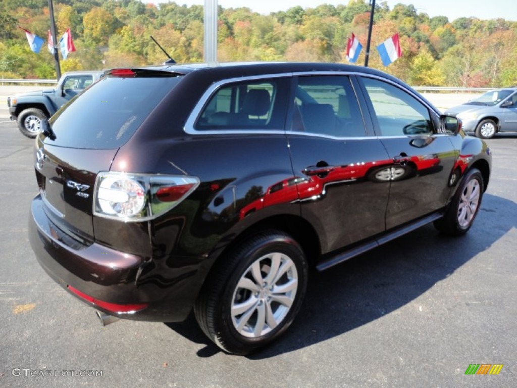 Black Cherry Mica 2010 Mazda CX-7 s Touring AWD Exterior Photo #55072866