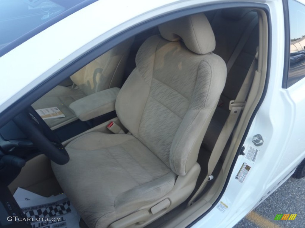 Ivory Interior 2007 Honda Civic LX Coupe Photo #55073728