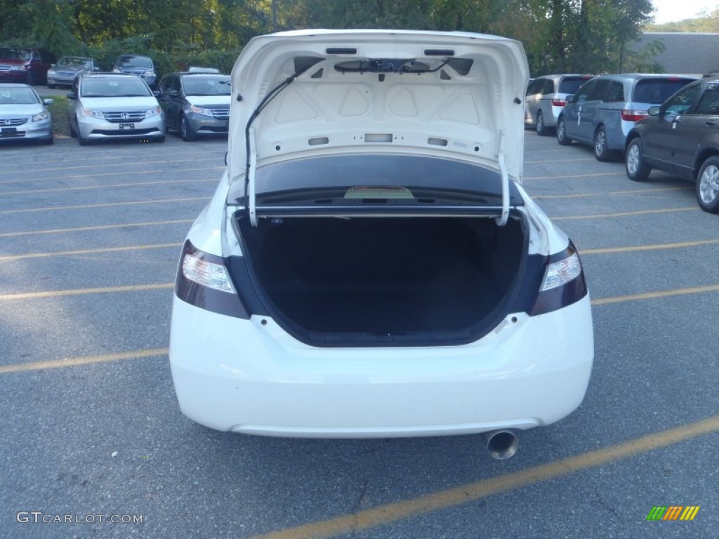 2007 Civic LX Coupe - Taffeta White / Ivory photo #8