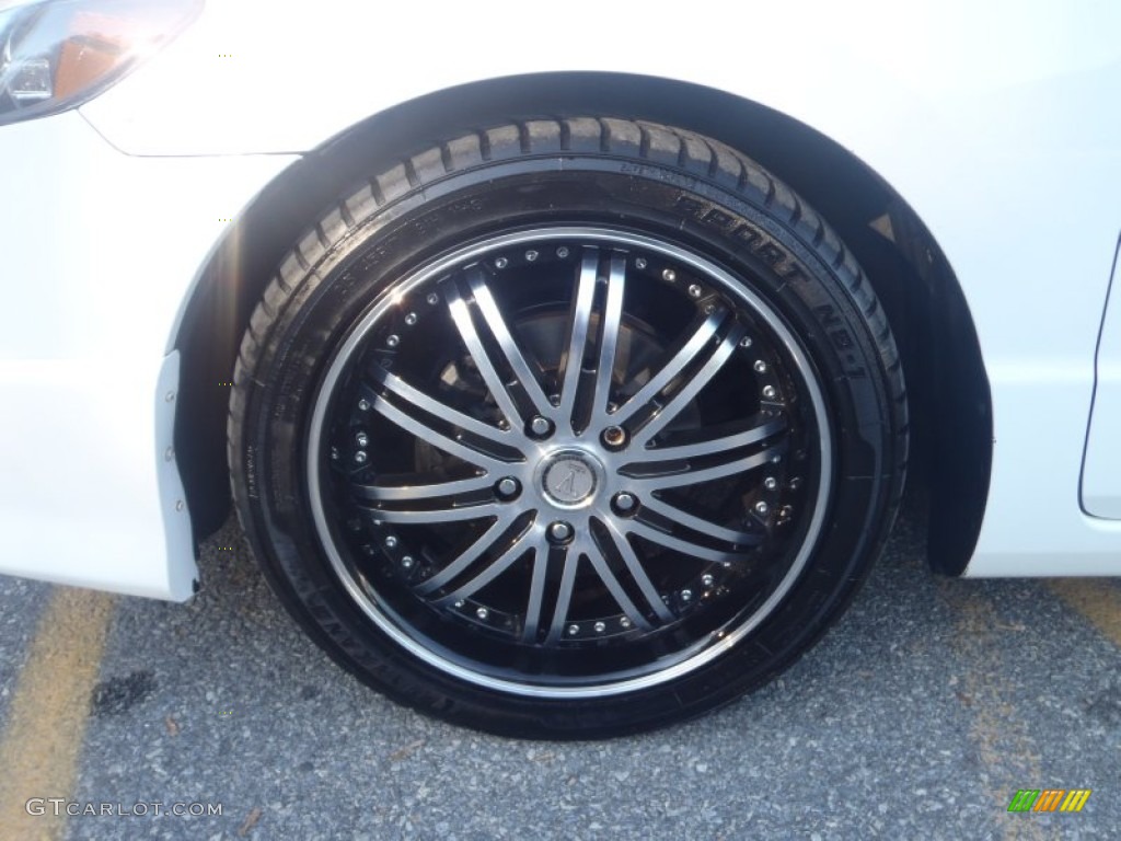 2007 Honda Civic LX Coupe Custom Wheels Photo #55073756