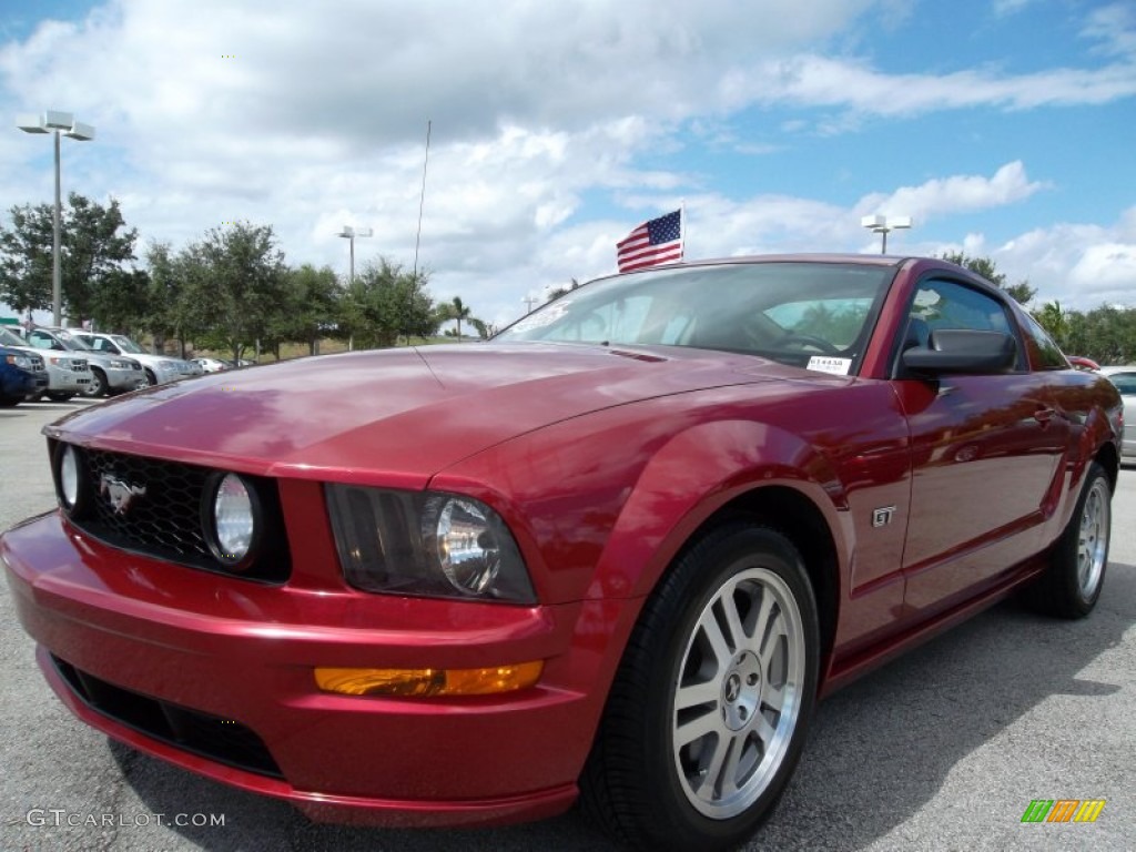 Redfire Metallic 2006 Ford Mustang GT Premium Coupe Exterior Photo #55073794