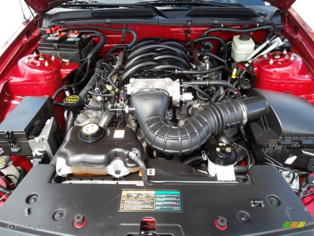 2006 Mustang GT Premium Coupe - Redfire Metallic / Light Parchment photo #28