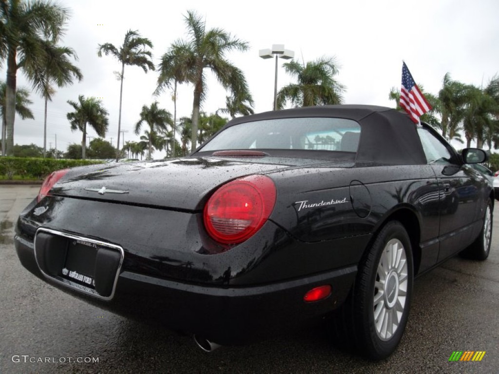 Evening Black 2003 Ford Thunderbird Premium Roadster Exterior Photo #55074016