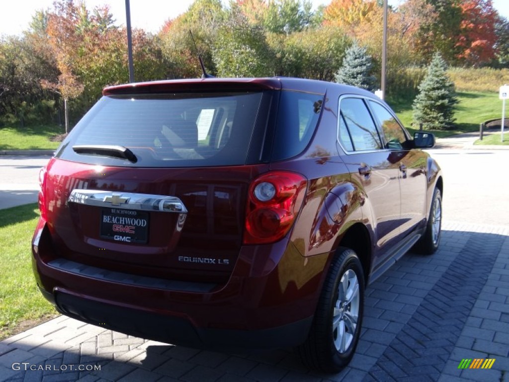 2010 Equinox LS - Cardinal Red Metallic / Jet Black/Light Titanium photo #6