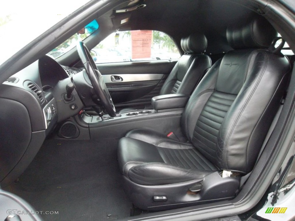 Black Ink Interior 2003 Ford Thunderbird Premium Roadster Photo #55074106
