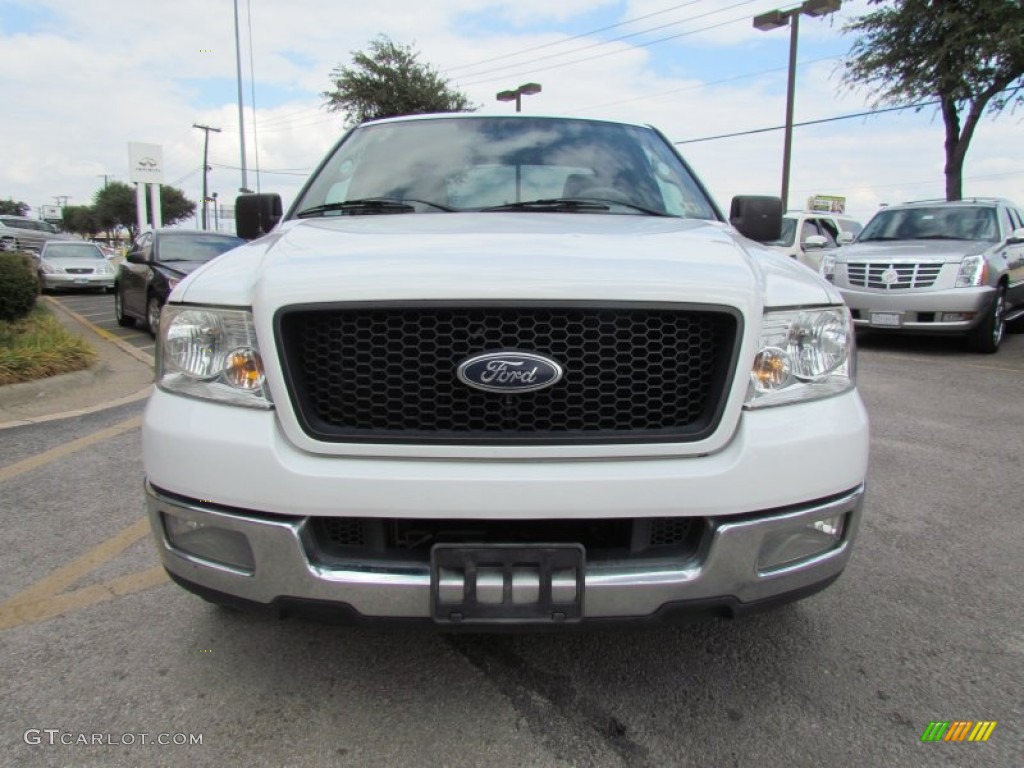 2004 F150 XLT SuperCab - Oxford White / Tan photo #6