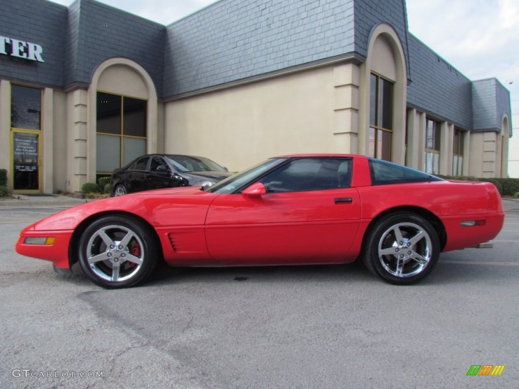 1996 Torch Red Chevrolet Corvette Coupe 55073573 Gtcarlot 1996 Corvette Coupe Torch Red Black Photo 1