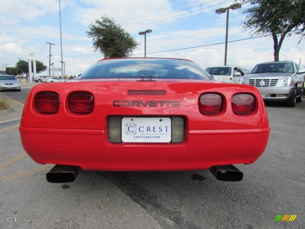 1996 Corvette Coupe - Torch Red / Black photo #3