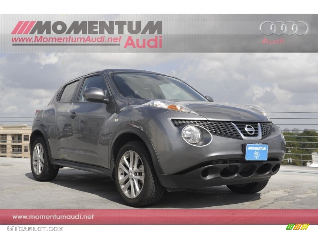 2011 Juke SV - Gun Metallic / Black/Silver Trim photo #1