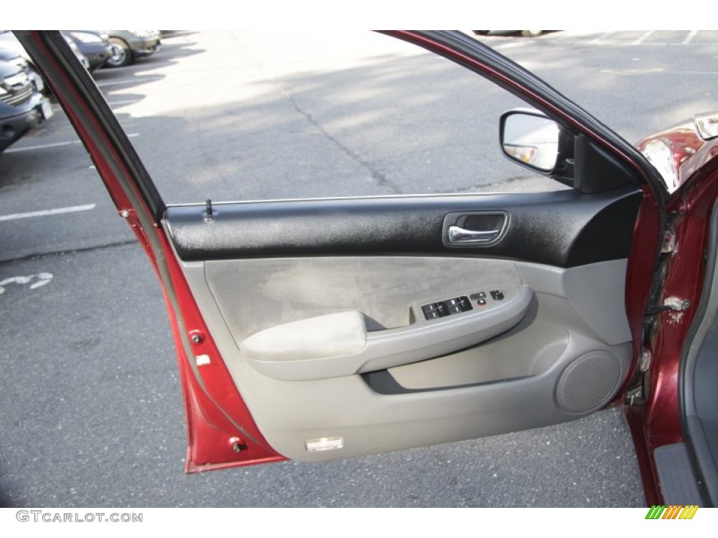 2004 Honda Accord EX Sedan Gray Door Panel Photo #55075560