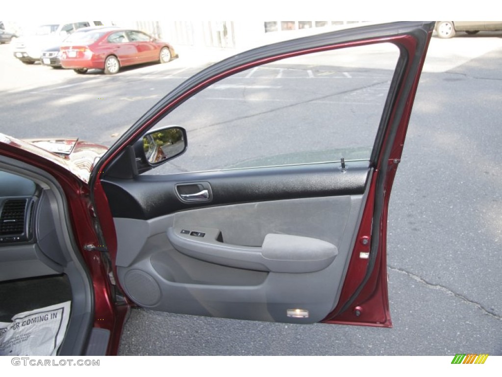 2004 Honda Accord EX Sedan Gray Door Panel Photo #55075615