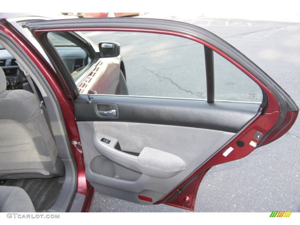 2004 Honda Accord EX Sedan Gray Door Panel Photo #55075624