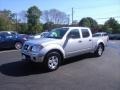 2011 Radiant Silver Metallic Nissan Frontier SL Crew Cab 4x4  photo #1