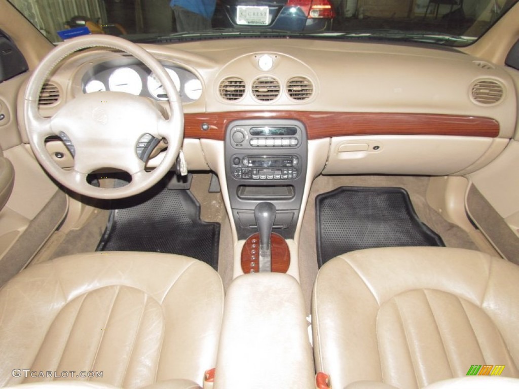 1999 Chrysler LHS Standard LHS Model Light Pearl Beige Dashboard Photo #55076323