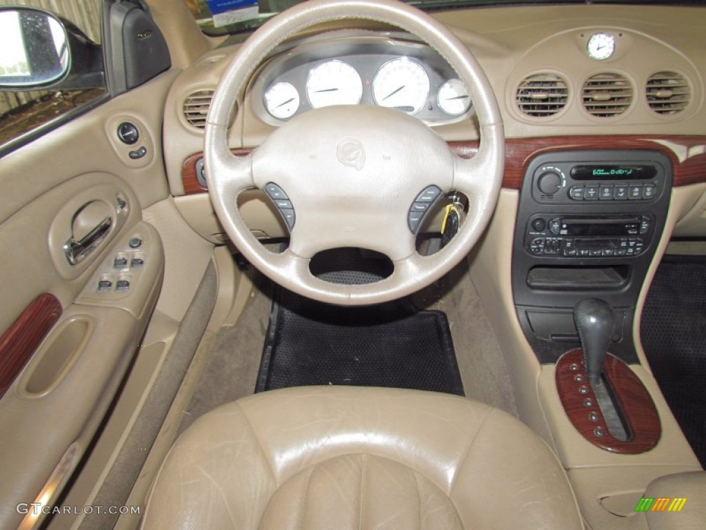 1999 Chrysler LHS Standard LHS Model Light Pearl Beige Dashboard Photo #55076332