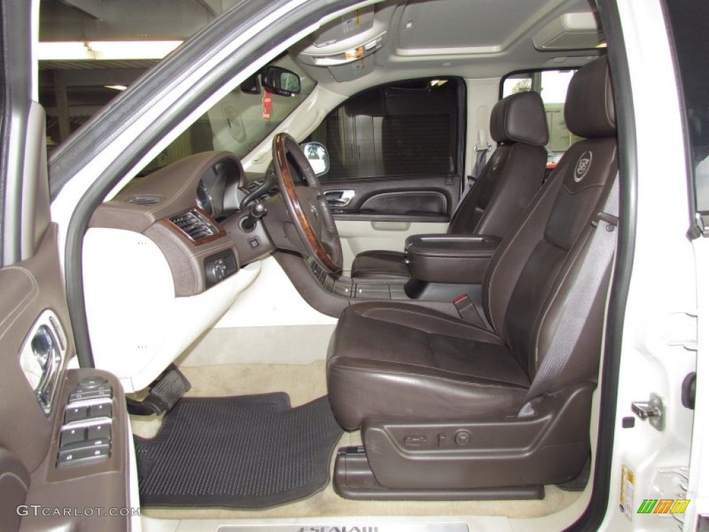 Cocoa/Light Linen Interior 2010 Cadillac Escalade Platinum Photo #55076682