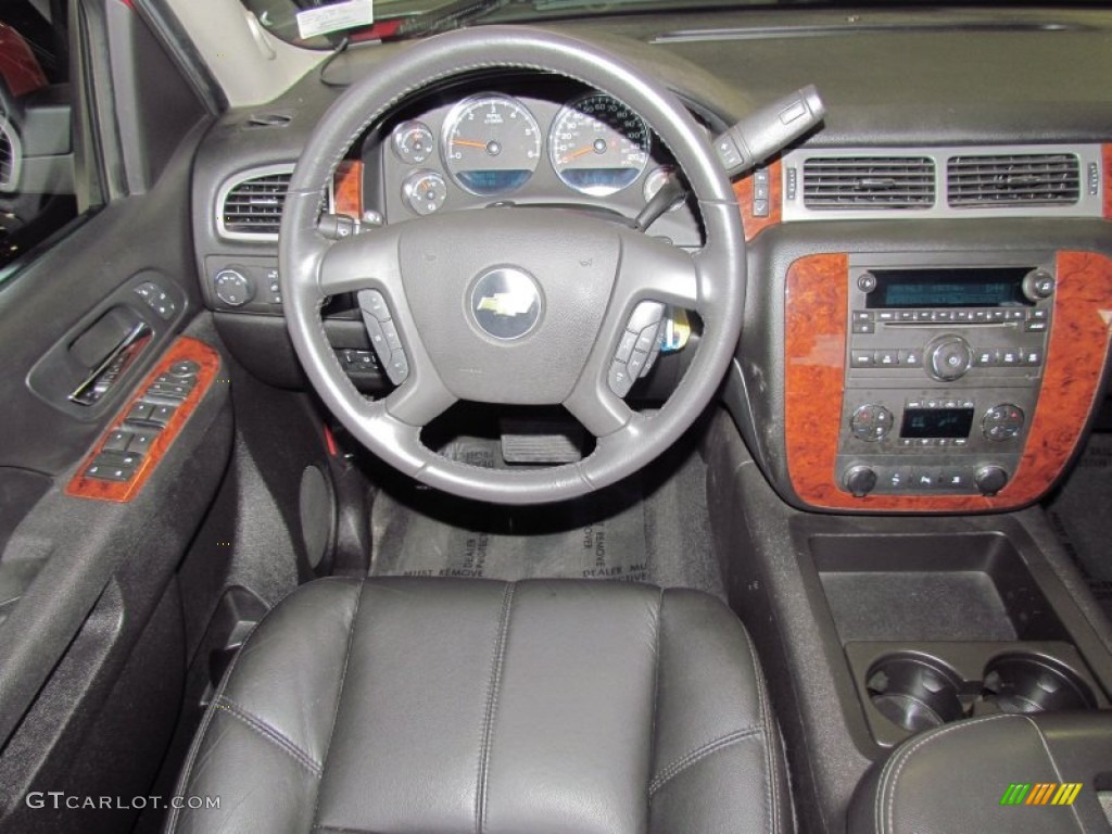 2011 Chevrolet Silverado 2500HD LTZ Crew Cab 4x4 Ebony Dashboard Photo #55077130