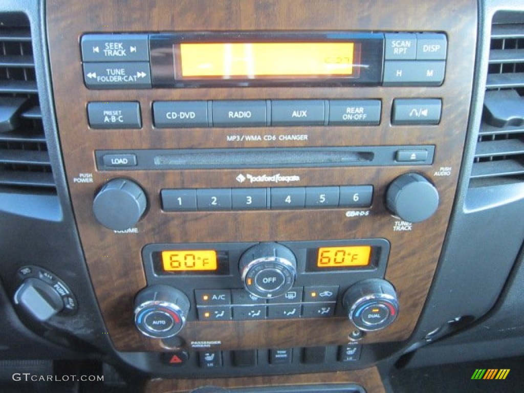2008 Nissan Titan LE Crew Cab 4x4 Controls Photo #55077760