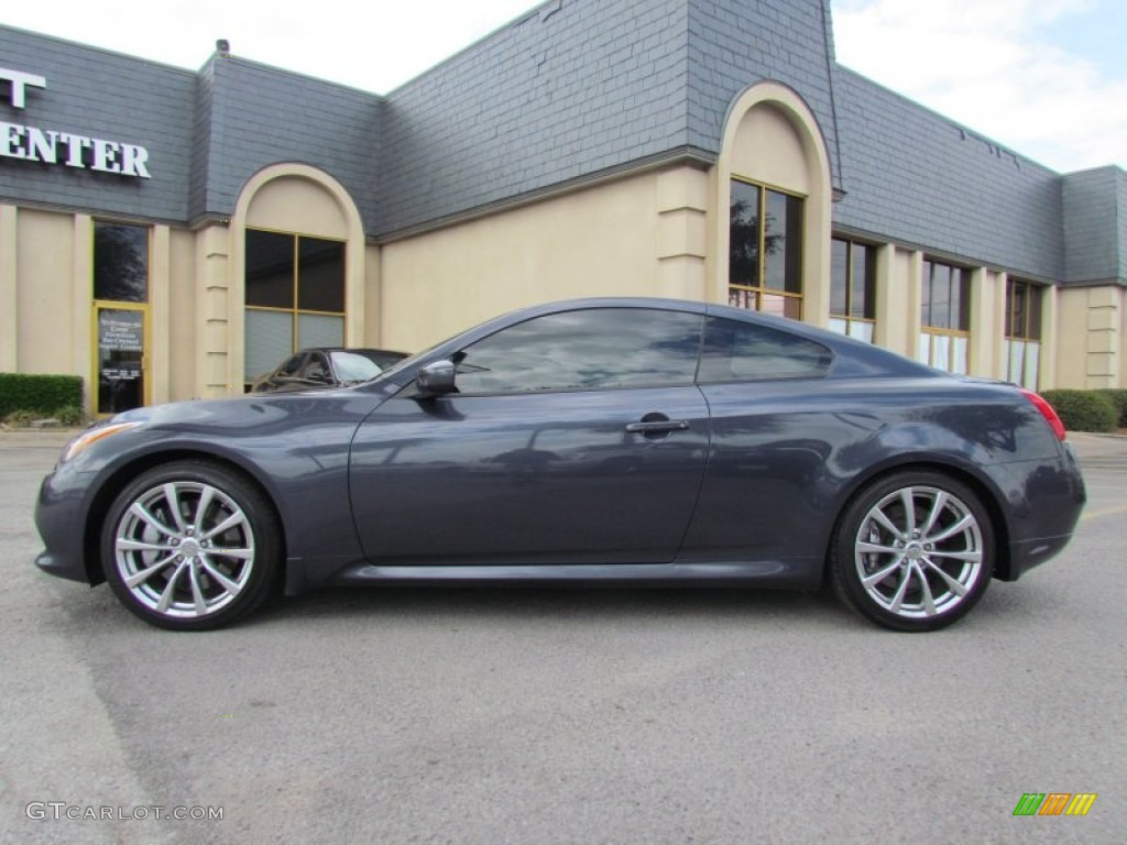 2008 G 37 S Sport Coupe - Blue Slate Metallic / Graphite photo #1