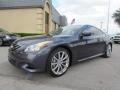 2008 Blue Slate Metallic Infiniti G 37 S Sport Coupe  photo #7
