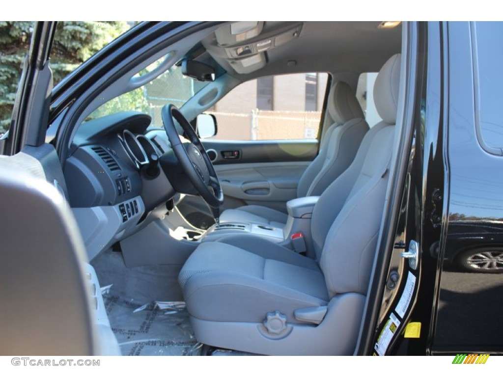 Graphite Gray Interior 2011 Toyota Tacoma V6 TRD Sport Double Cab 4x4 Photo #55079554