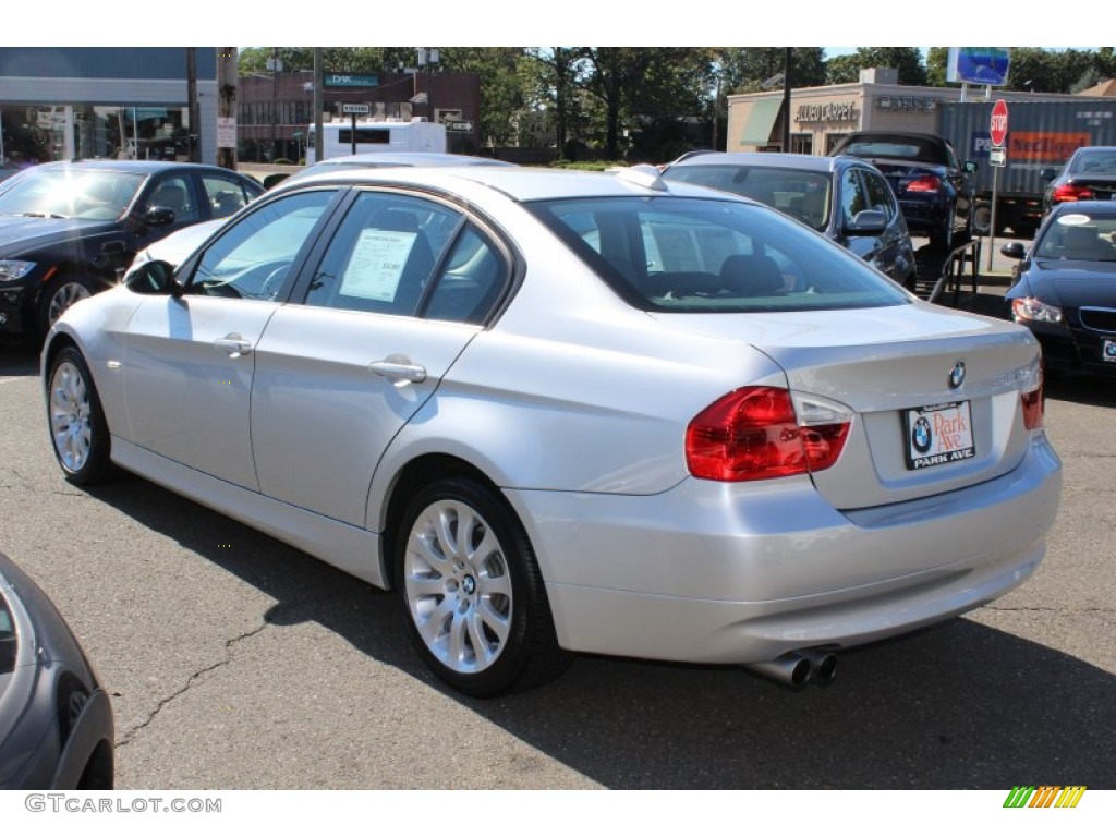 2008 3 Series 328xi Sedan - Titanium Silver Metallic / Black photo #7