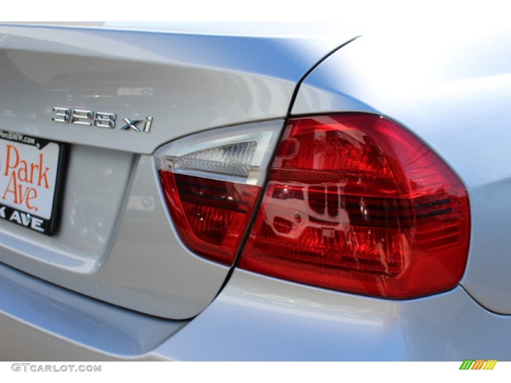 2008 3 Series 328xi Sedan - Titanium Silver Metallic / Black photo #22