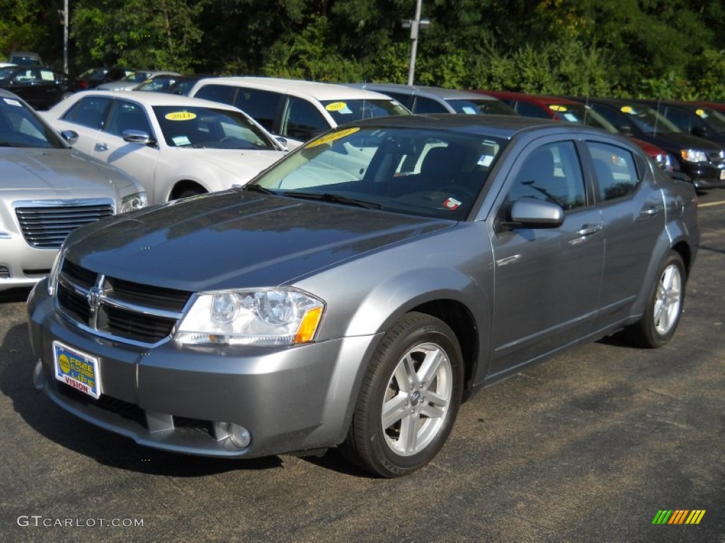 2010 Avenger R/T - Silver Steel Metallic / Dark Slate Gray photo #1